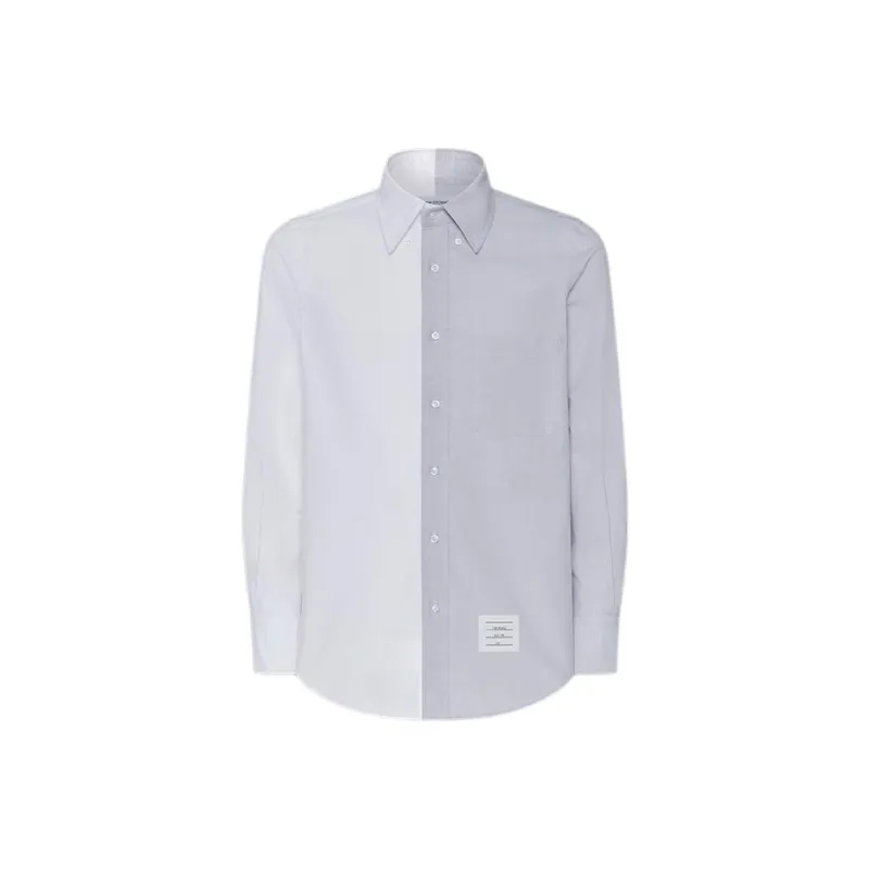 THOM BROWNE Funmix Oxford Shirt-0