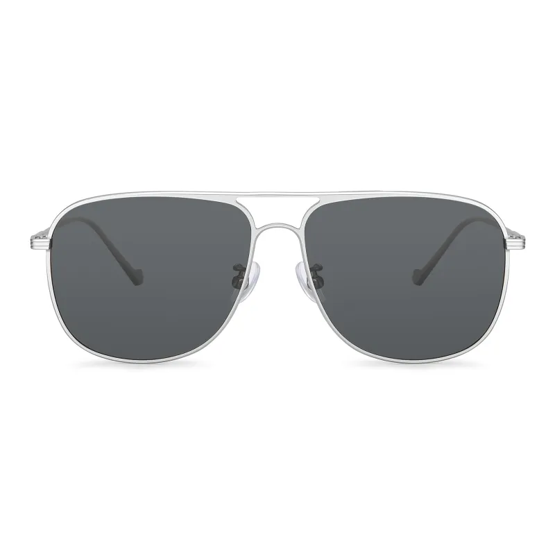 SUYAN Pure Titanium Aviator Sunglasses Men's-13