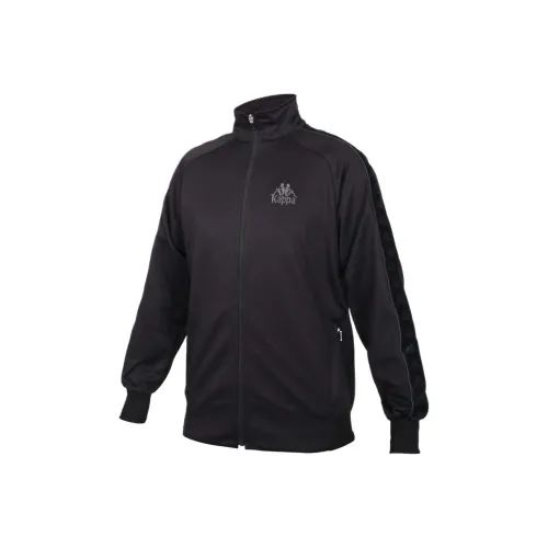 Kappa Sweatshirt Unisex Black Dark Gray