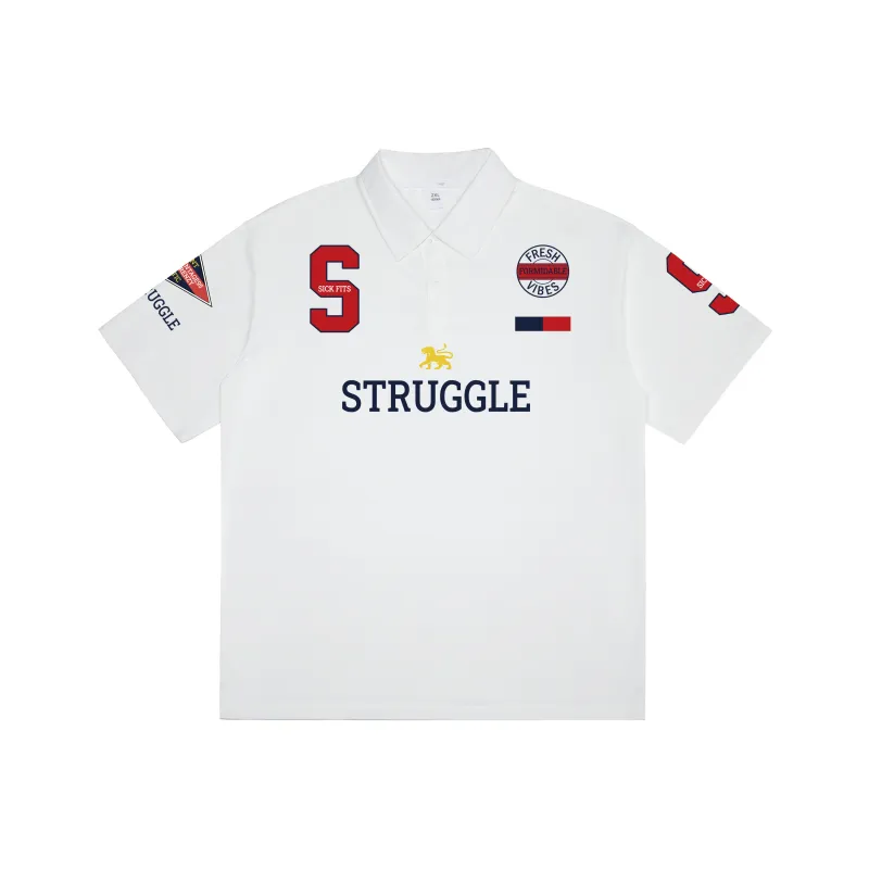 Struggle Vintage95 Polo Shirt Unisex-2