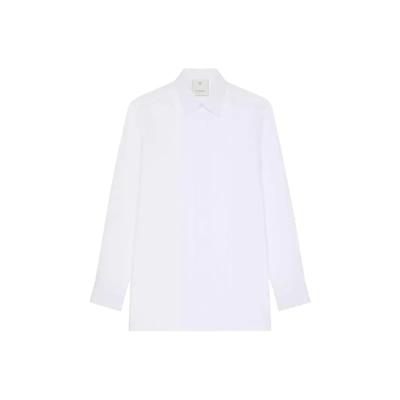 Givenchy Logo Detailed Collared Shirt-0