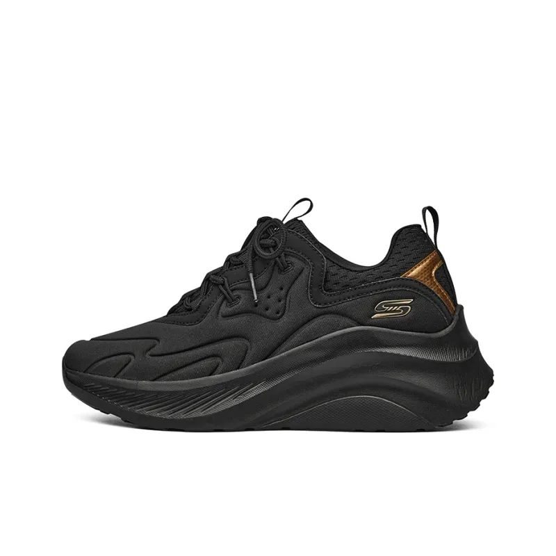 Skechers Sport Soft Shoes Slip-Resistant Breathable Lightweight Cushioning Low-Top Casual Shoes Women's Black-0