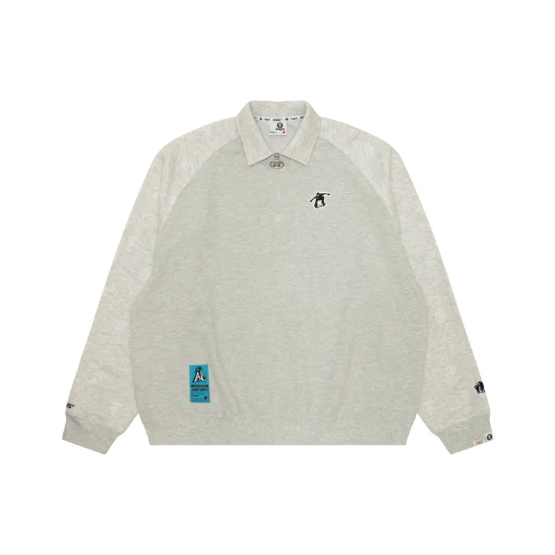 Aape Half Zip Sweatshirt-0
