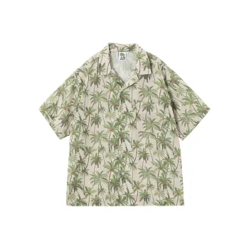 KORAKUBLUE Shirt Unisex Coconut Tree White