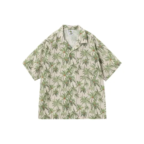 KORAKUBLUE Shirt Unisex Coconut Tree White
