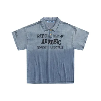 JUCY JUDY Polo Shirt Unisex Blue