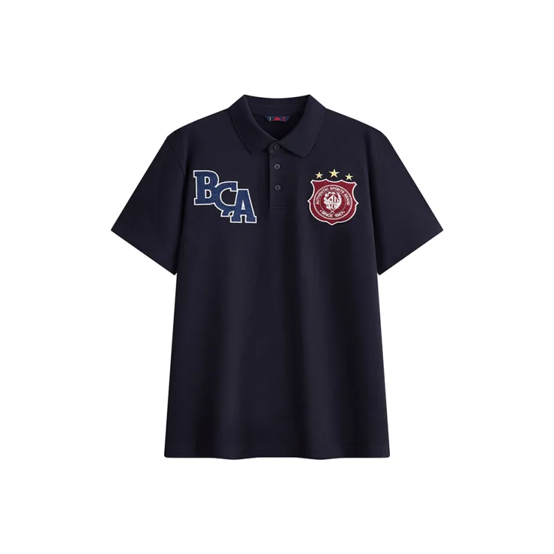 Kappa 1916 Series Polo Shirt Men's Midnight Blue Black 906-0