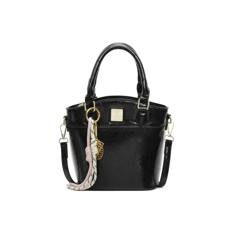 Yalu PU Handbag Regular Women's Black/White/Red/Pink-1