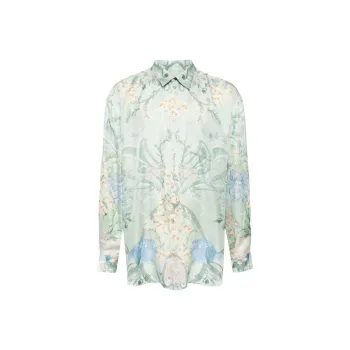 Camilla Floral print Silk Shirt