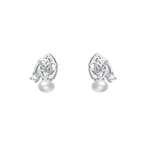 Universe Search S925 Silver Stud Earrings Women's