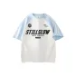 White & Sky Blue