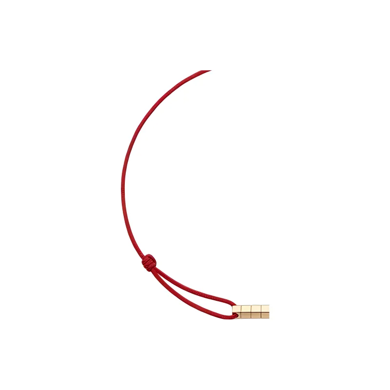 CHOPARD 18K Rose Gold, Red String Bracelets Unisex-1
