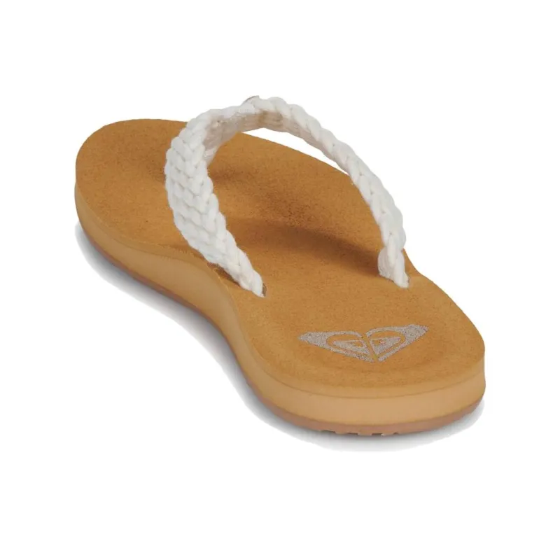 ROXY Abrasion Resistant Flip Flops Women's Yellow-3