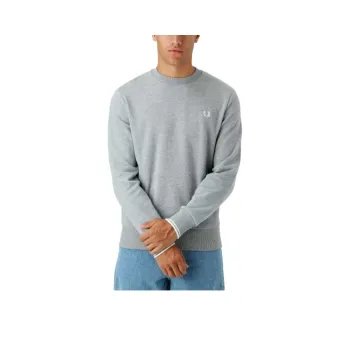 FRED PERRY Logo Embroidered Crewneck Sweatshirt