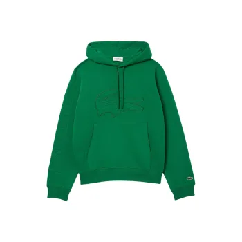 LACOSTE Logo appliqué Jersey Hoodie
