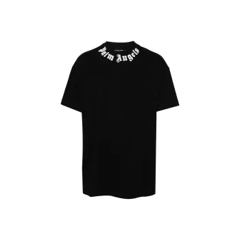 PALM ANGELS Neck Logo Tee 