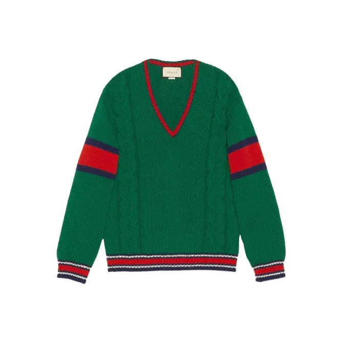 GUCCI Sweaters Men Green-0