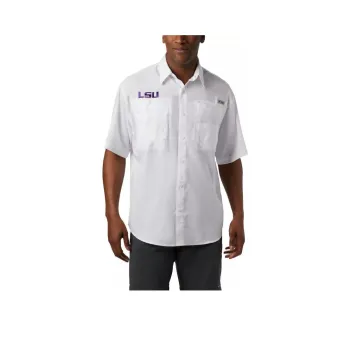 Columbia Collegiate PFG Collegiate PFG Tamiami™ Shirt Men's White