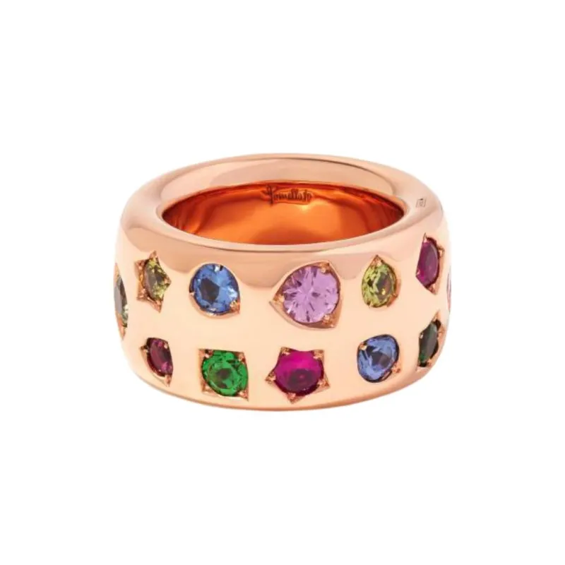 POMELLATO 18K Rose Gold, Diamond Rings Unisex-0