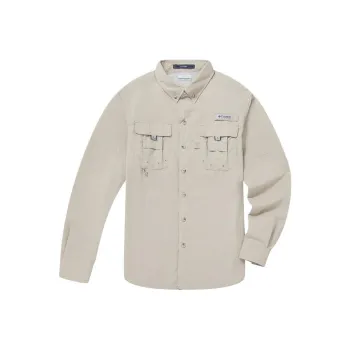 Columbia PFG Shirts Unisex Ecru