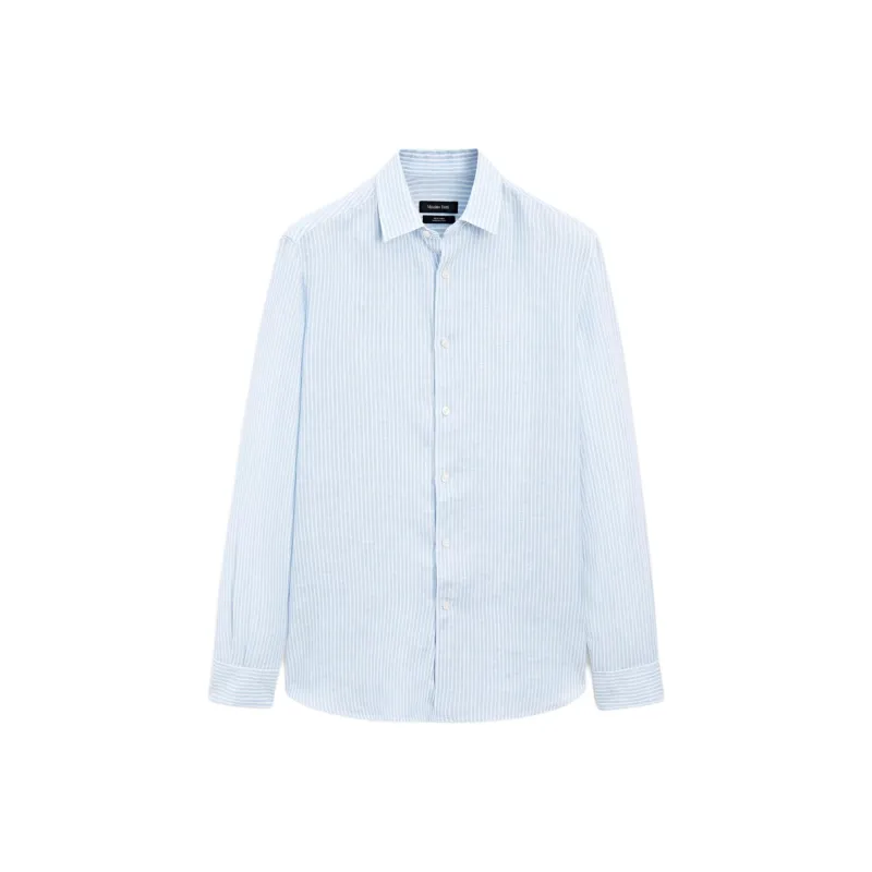 Massimo Dutti Shirt Men's Sky Blue-0