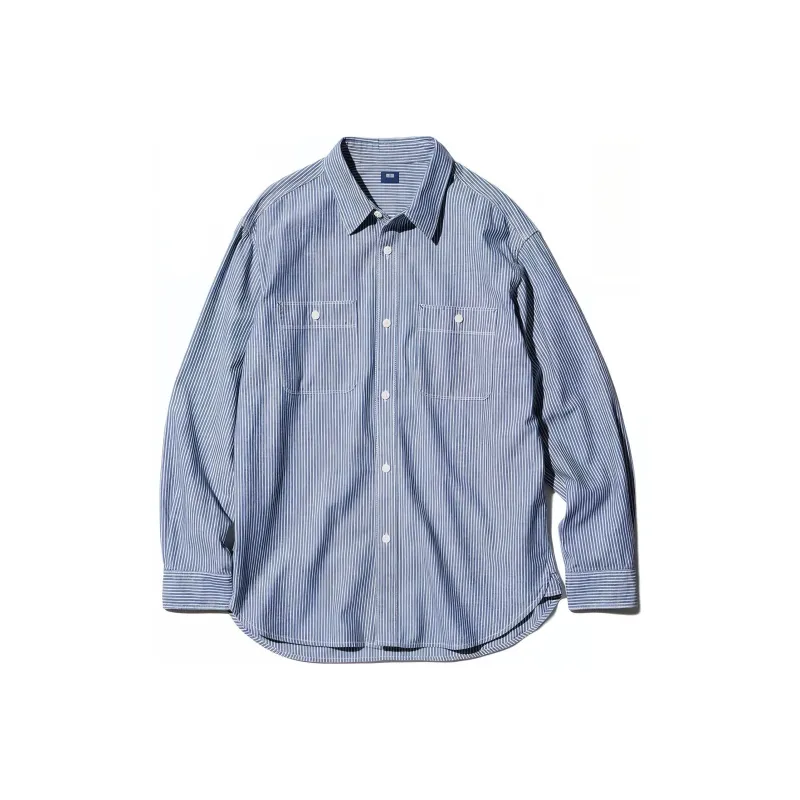 UNIQLO Shirts Men Royal Blue-0