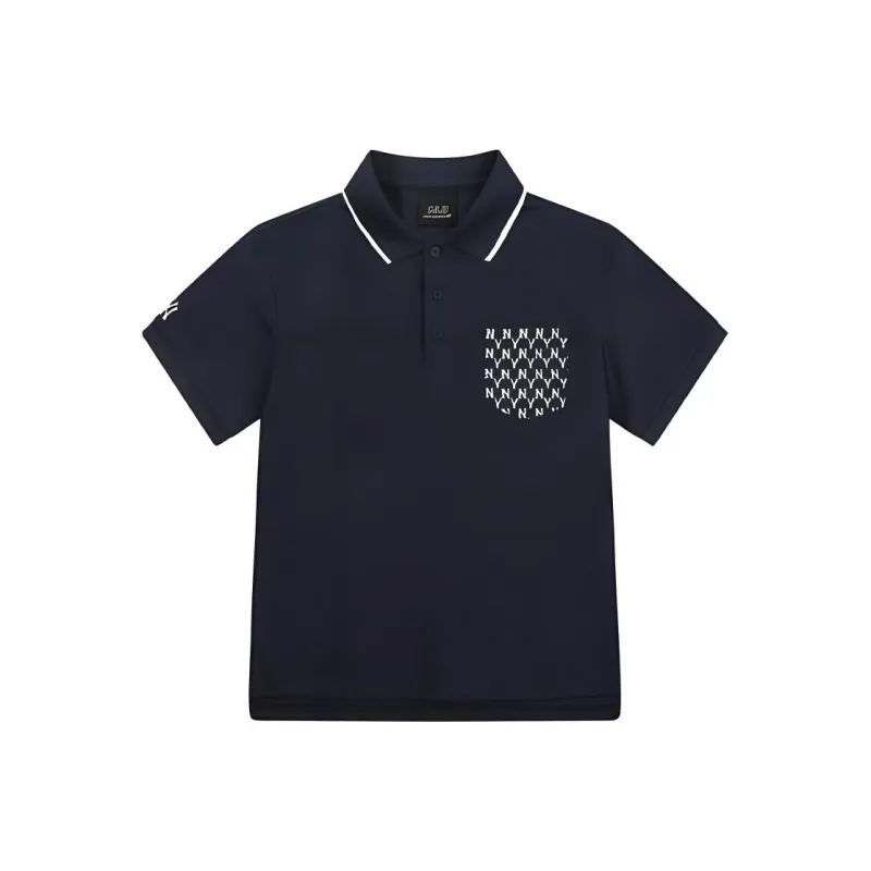 MLB Polo Shirt Unisex Navy Blue-0
