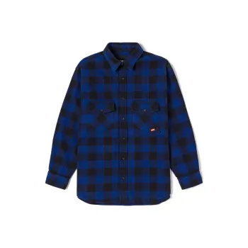 Vans TOKYO DESIGN COLLECTIVE Shirt Unisex Blue Black Plaid