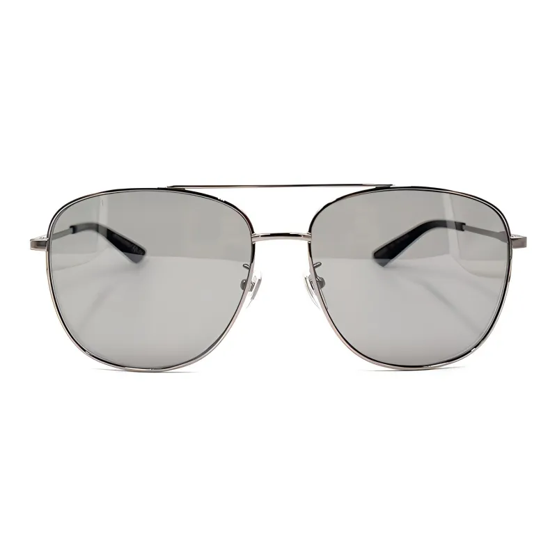 GUCCI Sunglasses Men Silver Gray-1