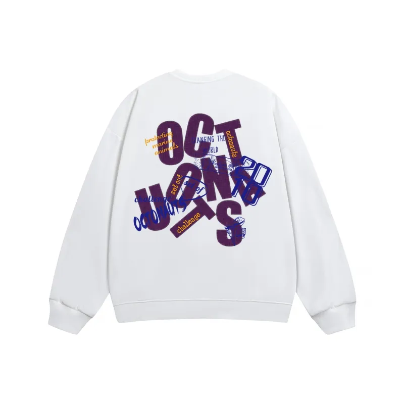 Small Columns Under The Sea Sweatshirt Unisex-3