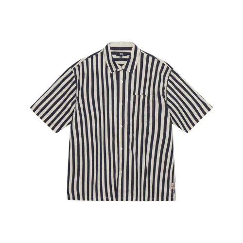 Stussy Boxy Flat Striped Hem Shirt