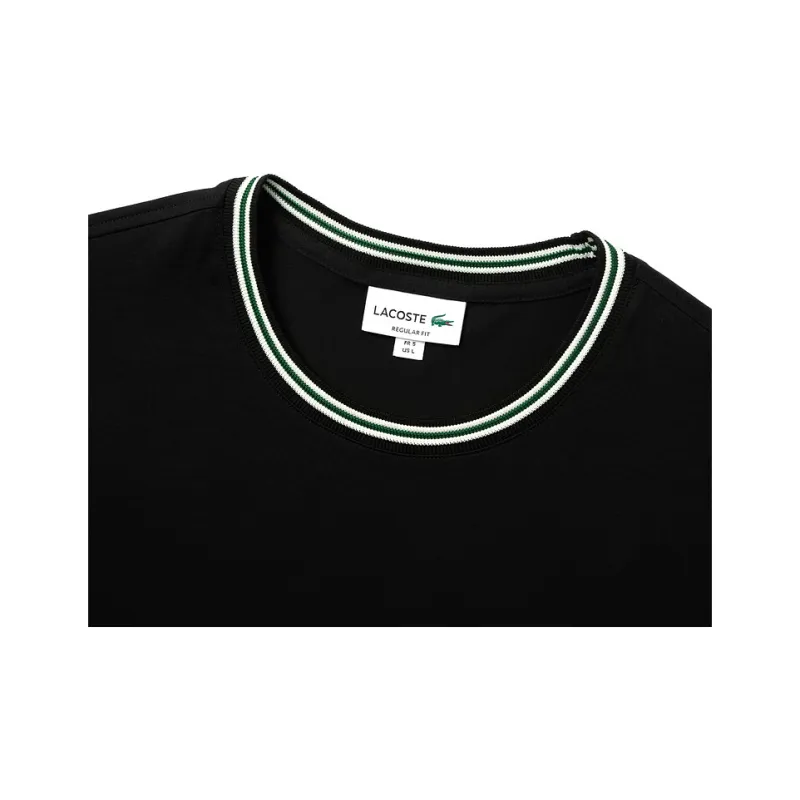 LACOSTE Logo patch T shirt-2
