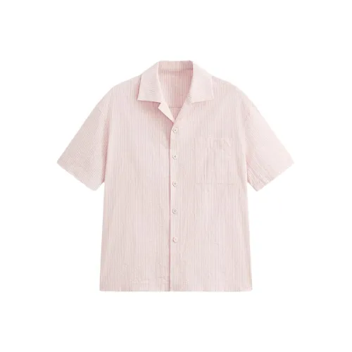 MODE COMMUTER Shirt Men's Pink Stripes