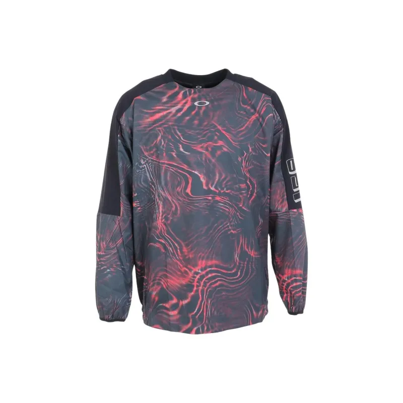 Oakley STRIKING WIND LS PULLOVER 4.0 Sweatshirt Unisex Pink Print-0
