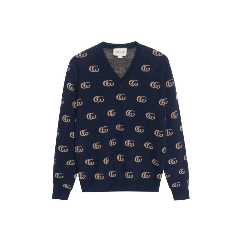 GUCCI Lnterlocking G Cashmere Jumper-0