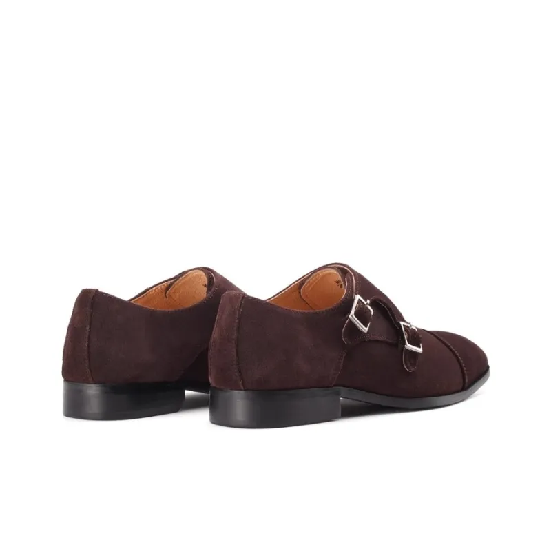 Bansley Dress Shoes Unisex Dark Brown-4