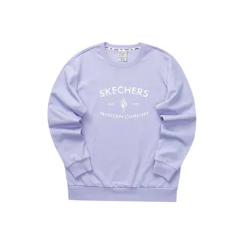 Skechers Yazhuan Series Sweatshirt Unisex Sweet Lavender