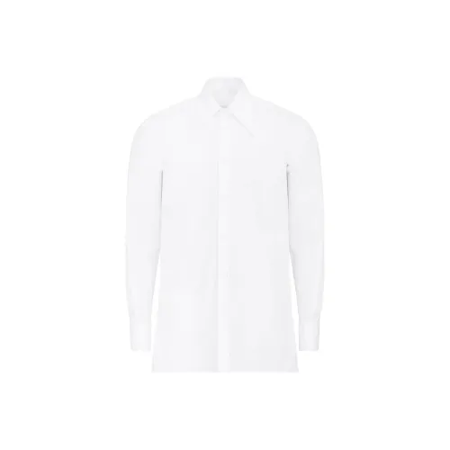 Maison Margiela Logo Patch Long Sleeved Shirt