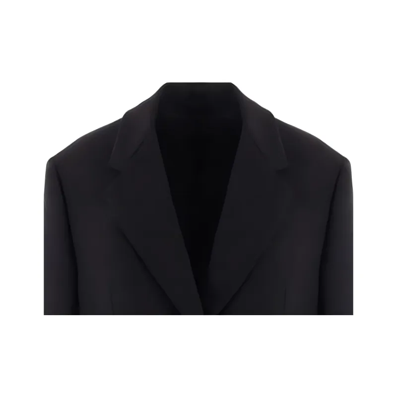 PRADA Single Breasted Tailored Blazer-4