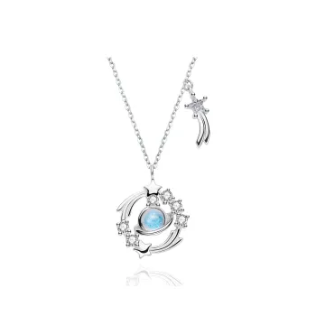 TIMEBOTTLE S925 Silver Necklaces Women's