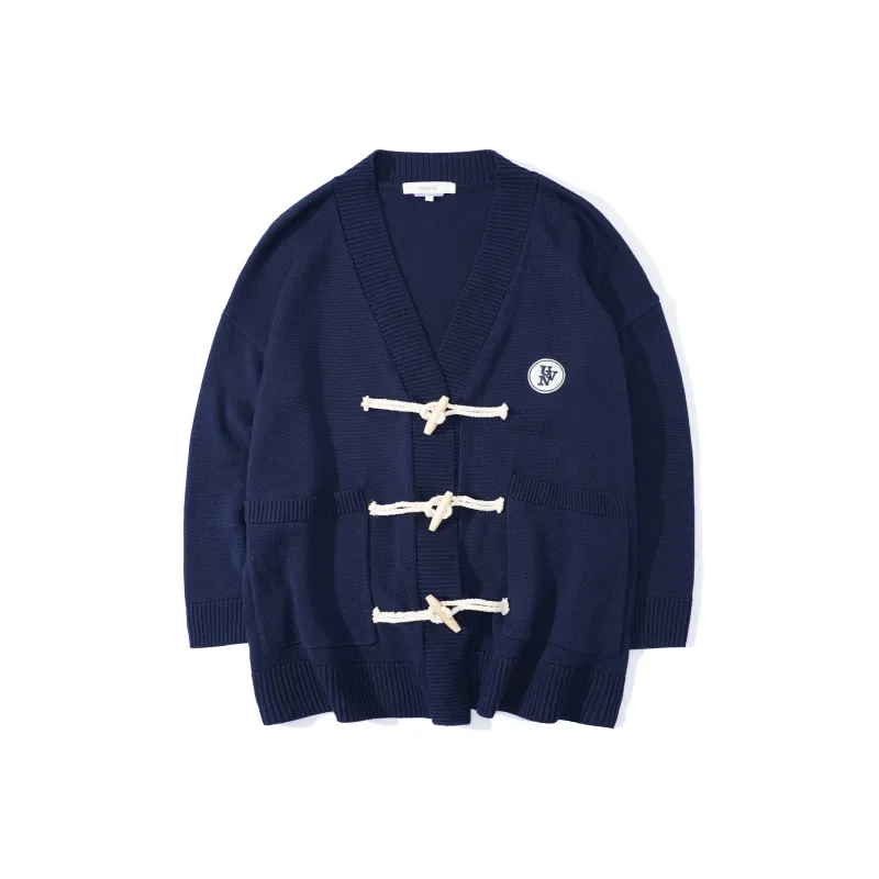 Loose Fit Sweater Unisex Navy Blue-0