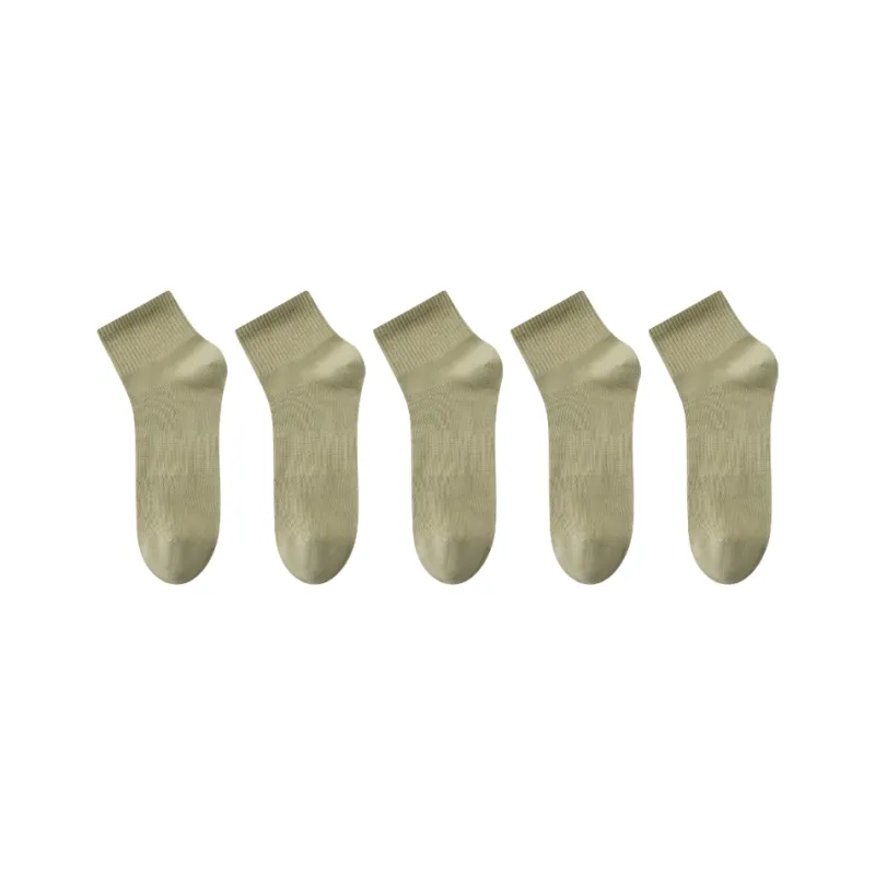 MIIOW Mid Calf Socks Women's 5 Pack-12