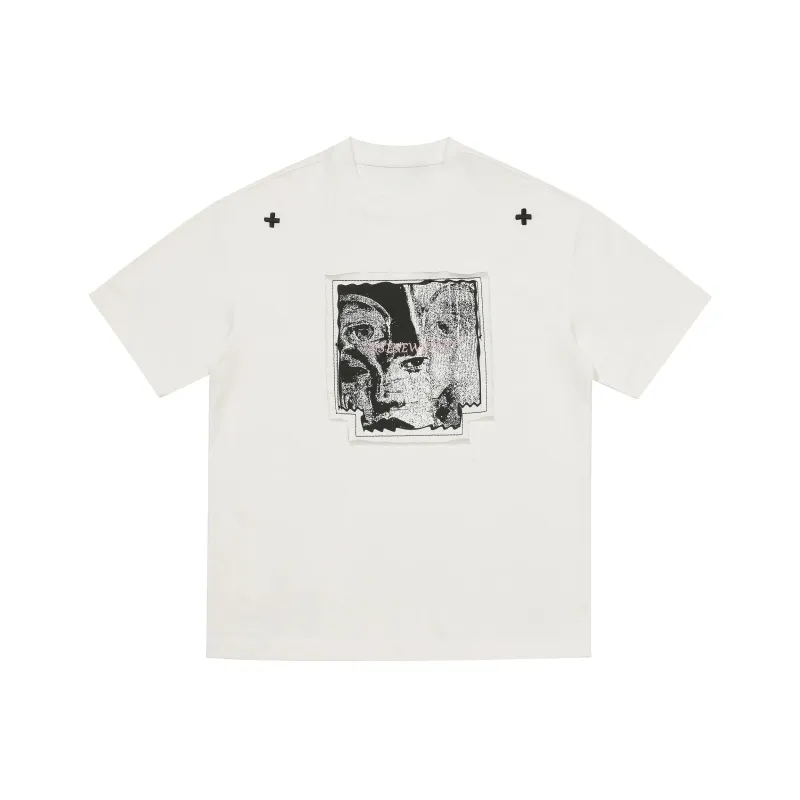 TESTUNG T Shirt Trendy Choice Unisex White Single Item-0