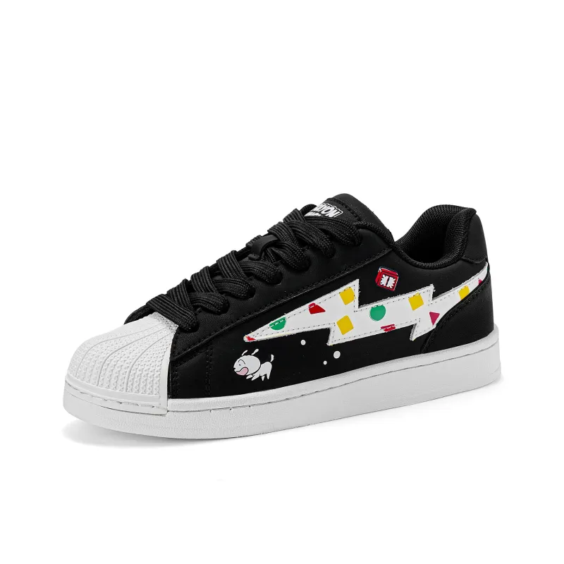 Crayon Shinchan Balance Lightweight Support Low-Top Skateboard Shoes Unisex-35