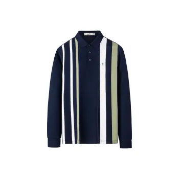 Dance With Wolves Polo Shirt Men's Dark Blue