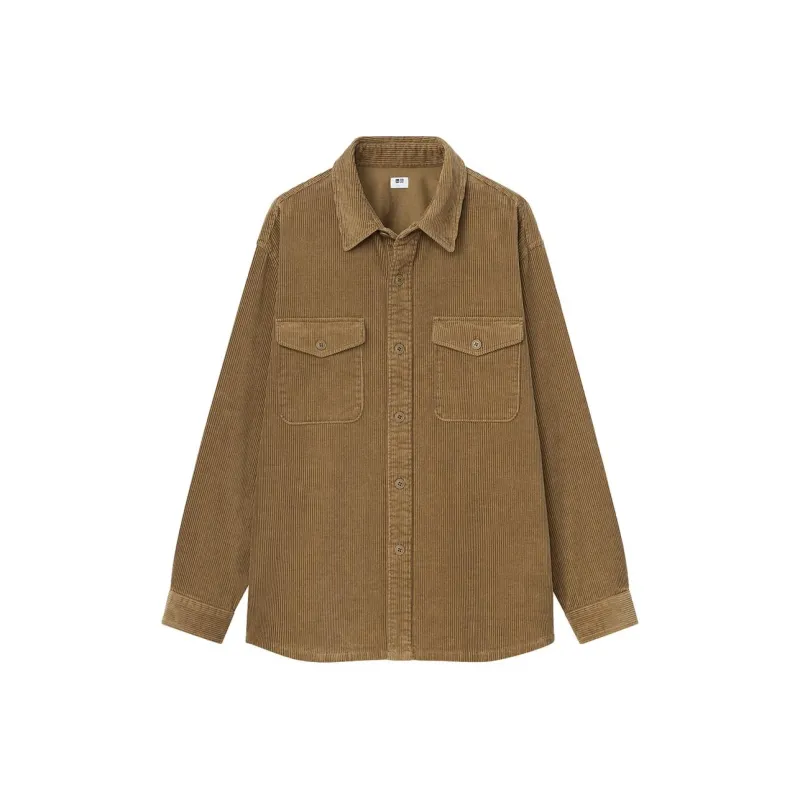 UNIQLO Shirts Unisex Camel-0