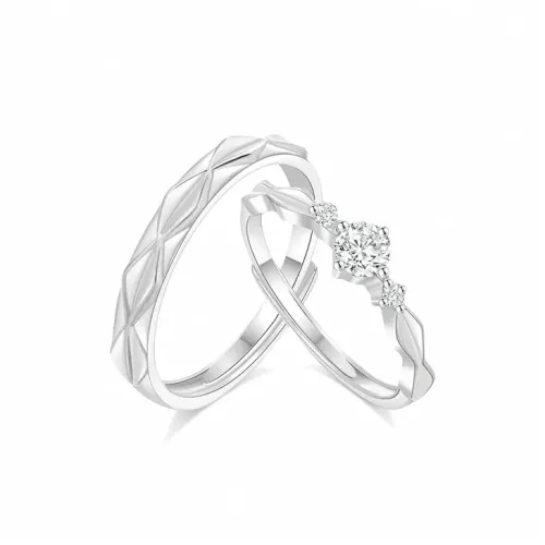 GLOIRE S999 Fine Silver Rings Unisex
