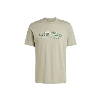 Adidas Free Shipping With AdiClub Camo Linear Graphic Tee