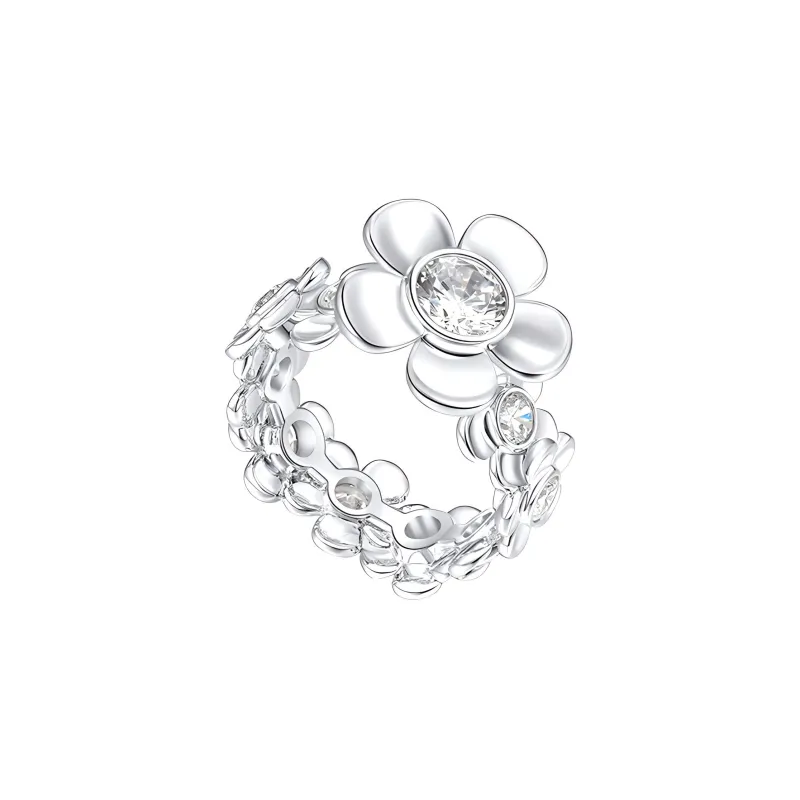 YVMIN Paradise Series 925 Sterling Silver Rings Women's Silver-0