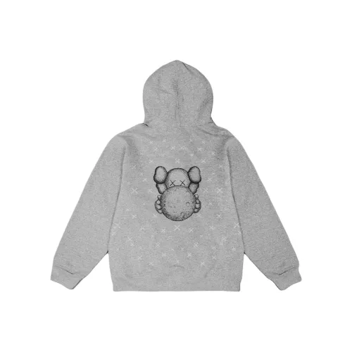 KAWS Shanghai Station Limited Edition Series Sweatshirts Unisex Gray